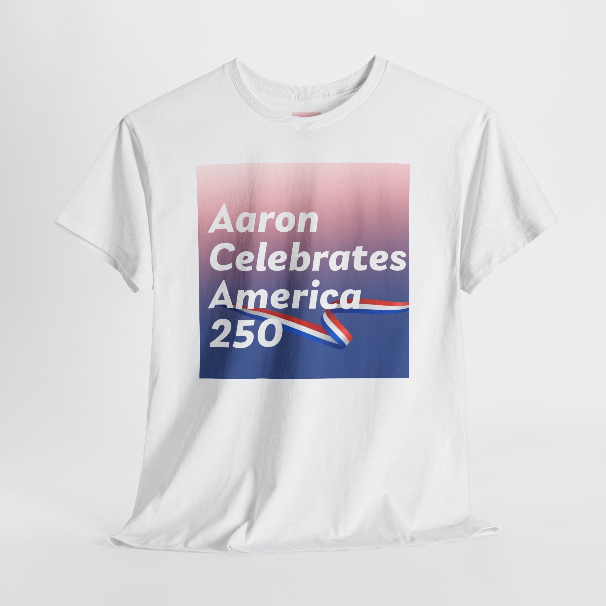 Aaron Celebrates America 250 Logo T-Shirt
