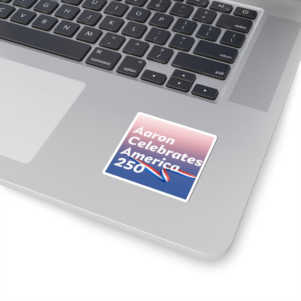 Aaron Celebrates America 250 Sticker