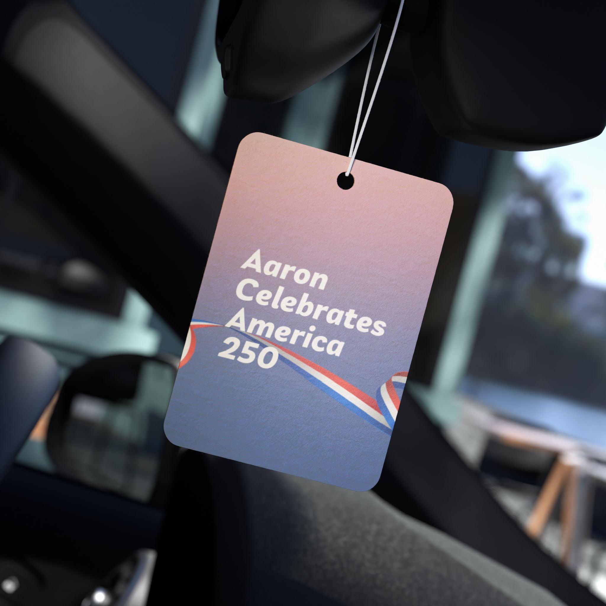 Aaron Celebrates America 250 Car Air Freshener