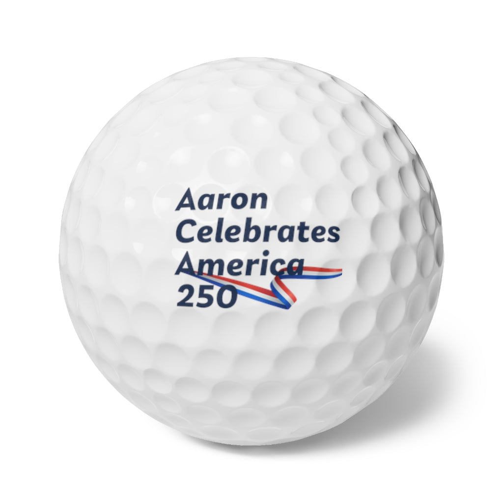 Aaron Celebrates America 250 Golf Balls