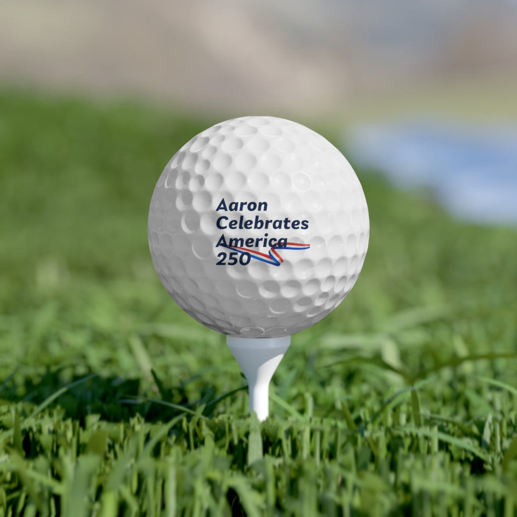 Aaron Celebrates America 250 Golf Balls